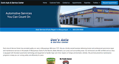 Desktop Screenshot of donsautoandservice.com
