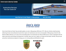Tablet Screenshot of donsautoandservice.com